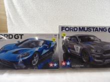 2 - Unassembled Ford GT & Mustang Models
