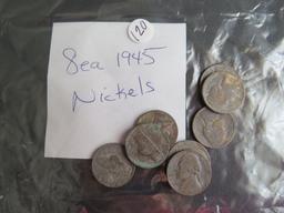 (8) 1945- Nickels