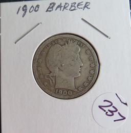 1900- Barber Quarter
