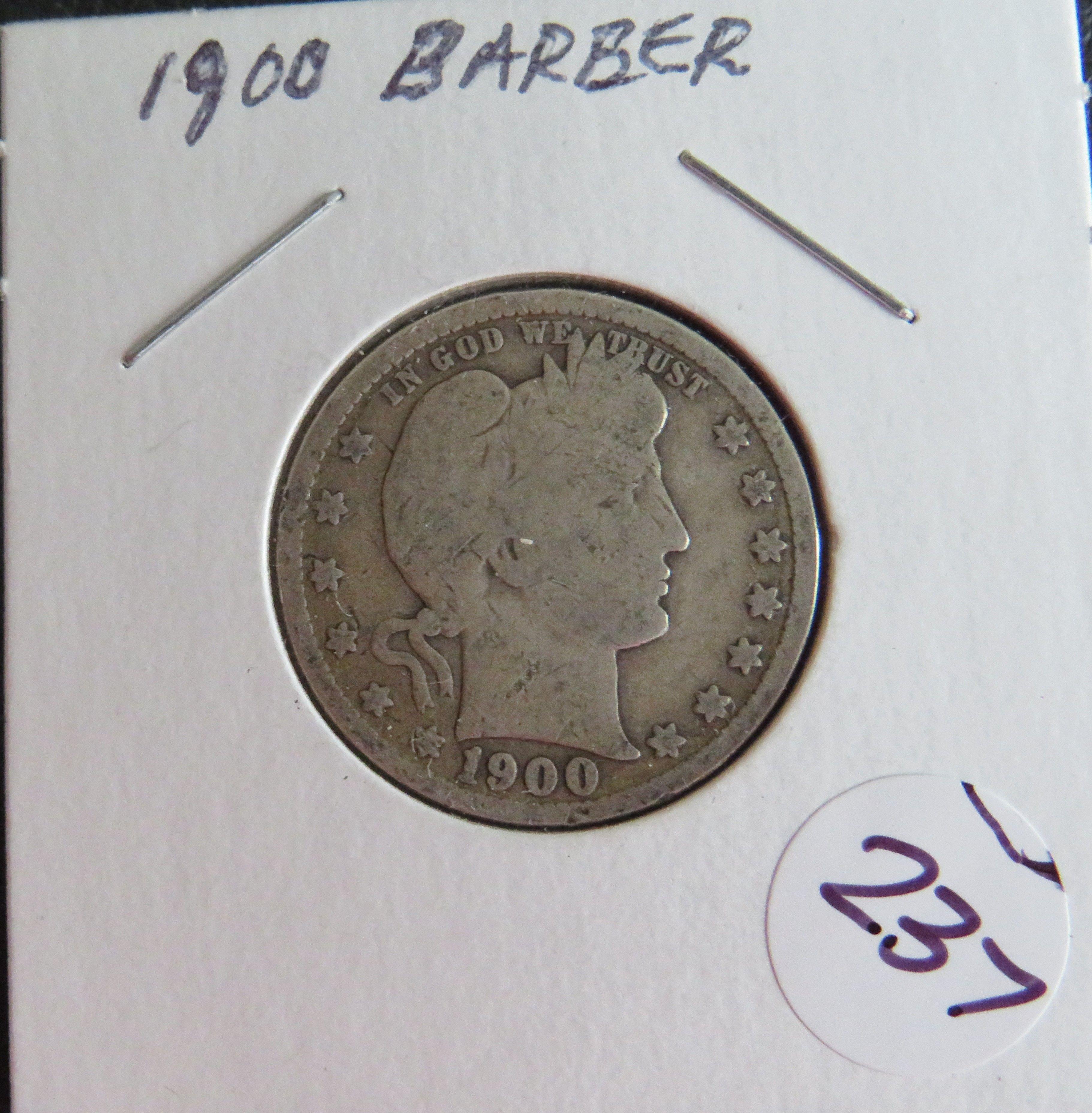 1900- Barber Quarter