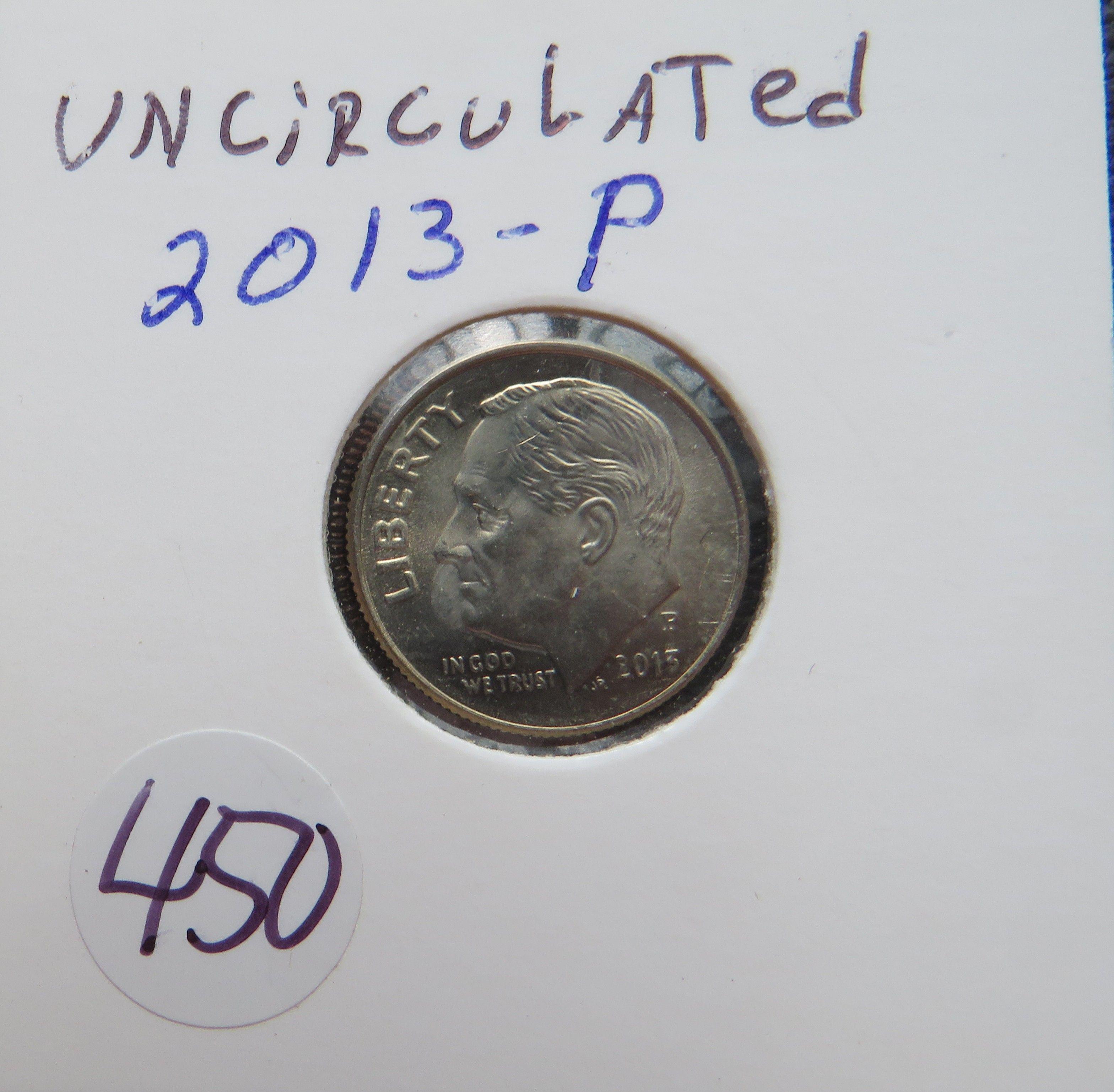 2013-P Uncirculated Roosevelt Dime
