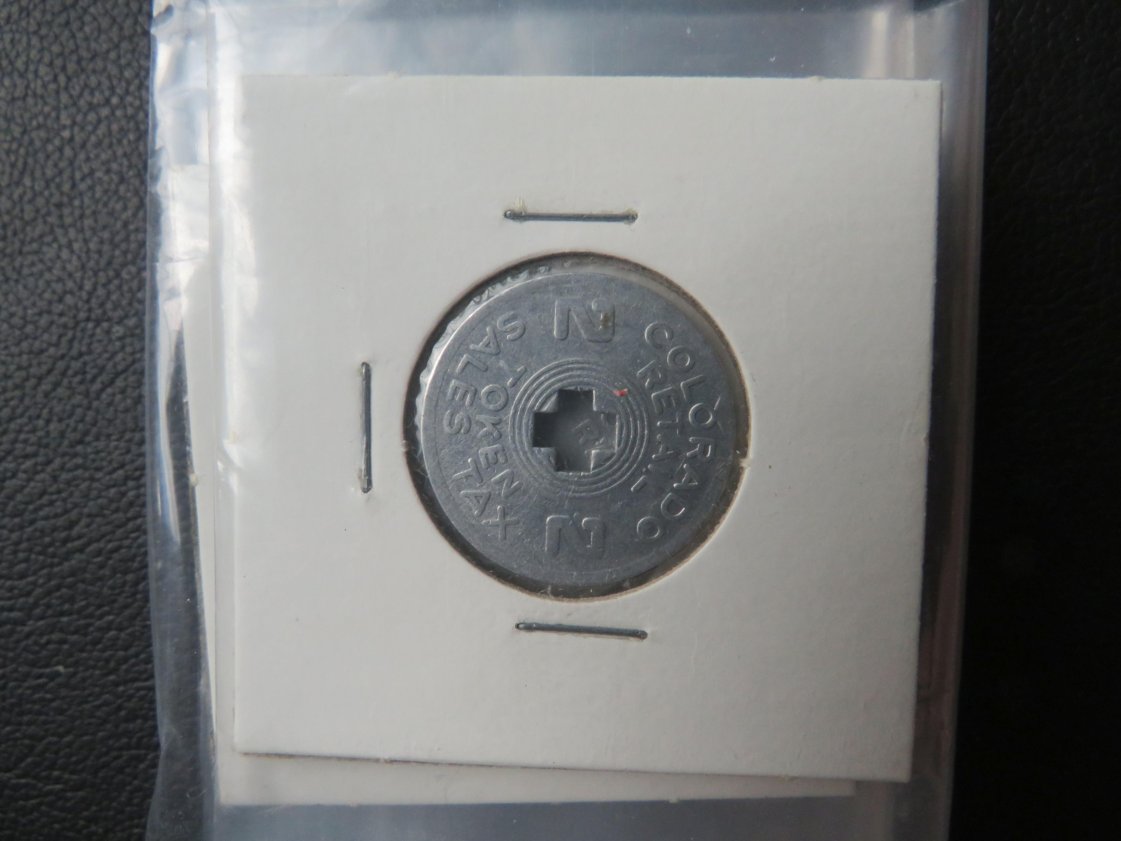 (3) 1935-1937- Colorado Tax Tokens