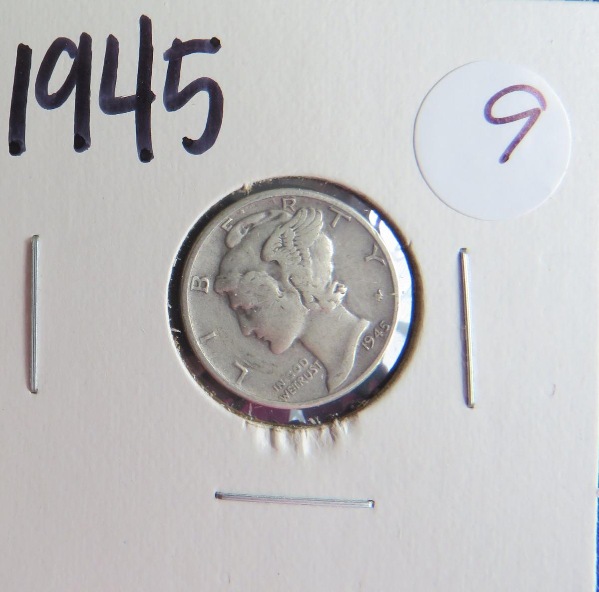 1945- Mercury Dime