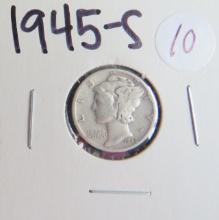 1945-S Mercury Dime
