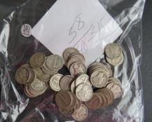 (58) 1940's & 45's Mercury Dimes
