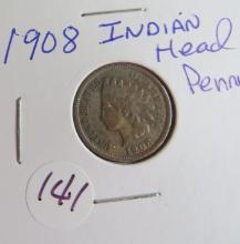 1908- Indian Head Penny