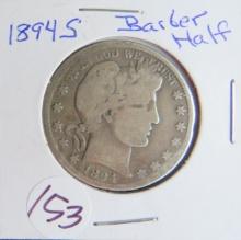 1894-S Barber Half Dollar