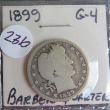 1899- Barber Quarter