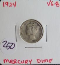 1924- Mercury Dime