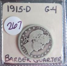 1915-D Barber Quarter