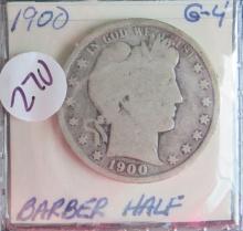 1900- Barber Half