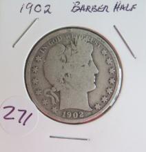 1902- Barber Half