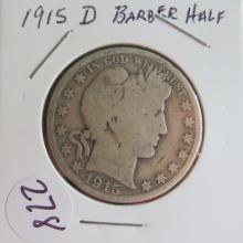 1915-D Barber Half