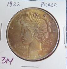 1922 - Peace Dollar