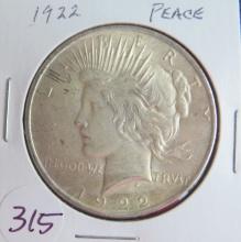 1922 - Peace Dollar