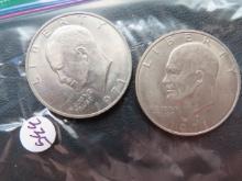 (2) 1971- Kennedy Half Dollars