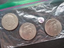 1974, 1977, 1976- Kennedy Half Dollars
