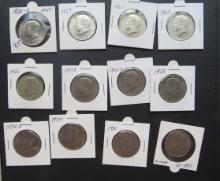 (23) Mixed Dates Kennedy Half Dollars