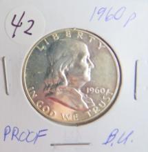 1960-P Franklin Half Dollar