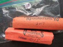 2017, 2018 roll of misc. state quarters