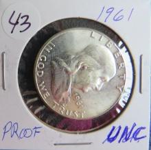 1961- Franklin Half Dollar