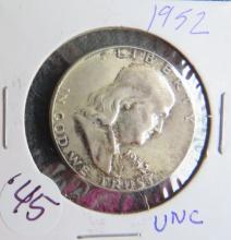 1952- Franklin Half Dollar