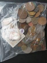 Bag of Foreign Coins