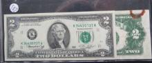 1953, 1976- US Two Dollar