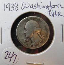1938- Washington Quarter