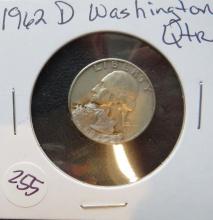 1962-D Washington Quarter