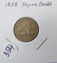 1858- Flying Eagle Cent