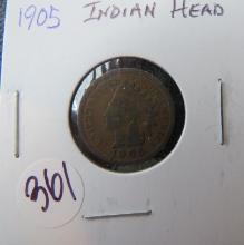 1905- Indian Head Cent