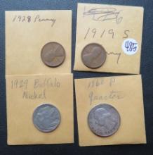 1953-P Uncirculated Roll of Wheat Cent