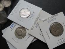(80, 2 rolls) 1950's Jefferson Nickels