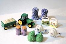 Assortment salt and pepper shakers