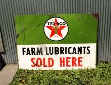 Metal Texaco sign