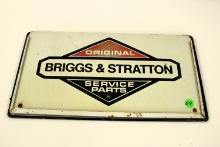 Metal Briggs & Straton sign