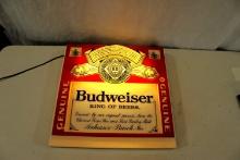 Budweiser beer light
