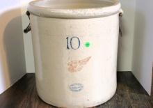 Redwing #10 crock W/dual bail wire handles