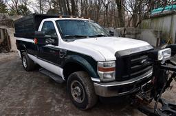 2009 Ford F-250 SD, 4WD w/ Dump Body Insert, Western MVP Plus V-Plow