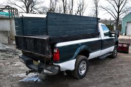 2009 Ford F-250 SD, 4WD w/ Dump Body Insert, Western MVP Plus V-Plow