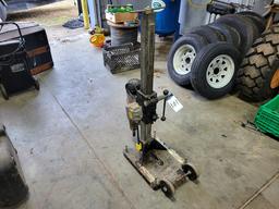 Black n decker model 748 2 speed super power unit core drill w/ stand