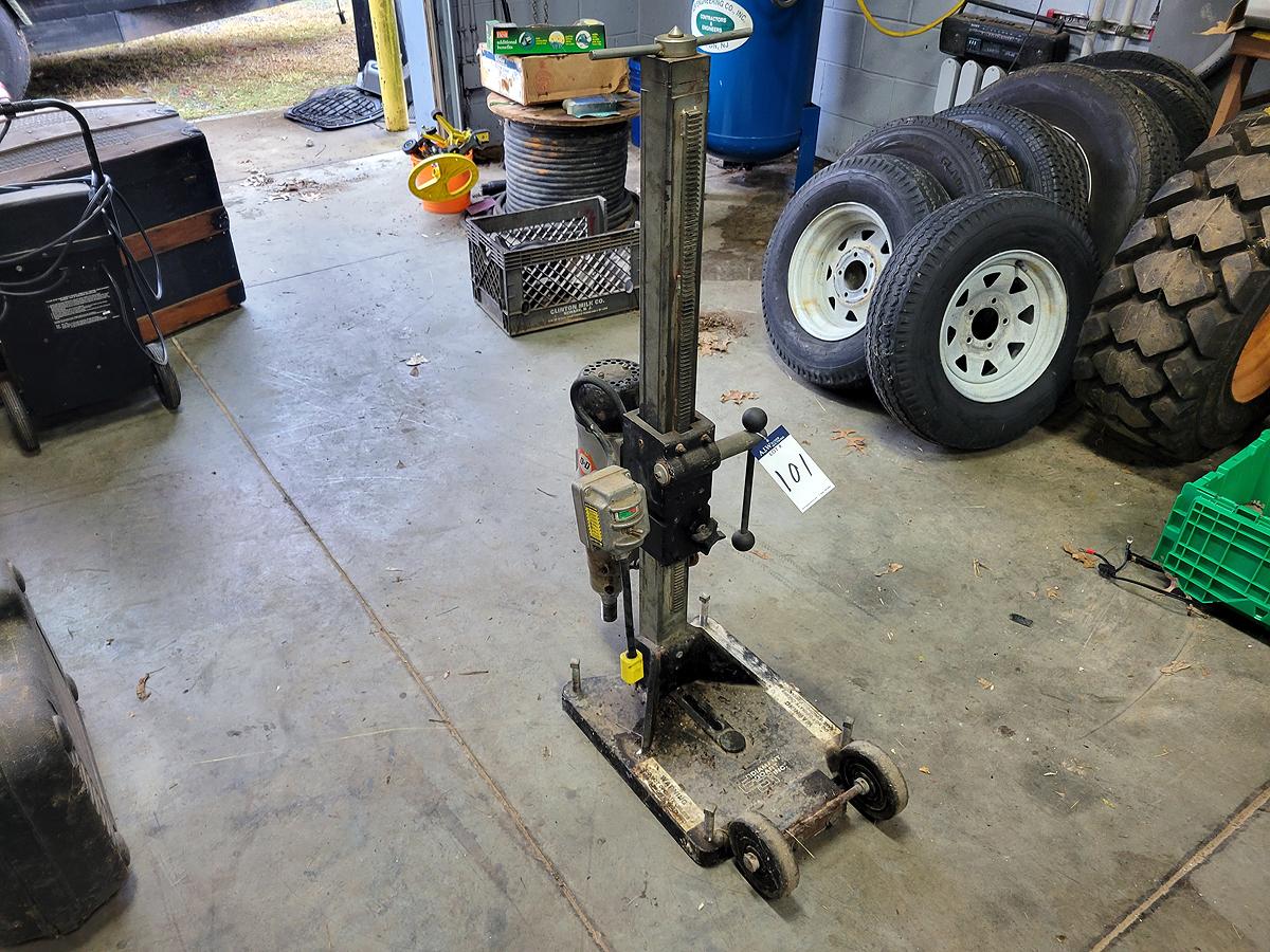 Black n decker model 748 2 speed super power unit core drill w/ stand
