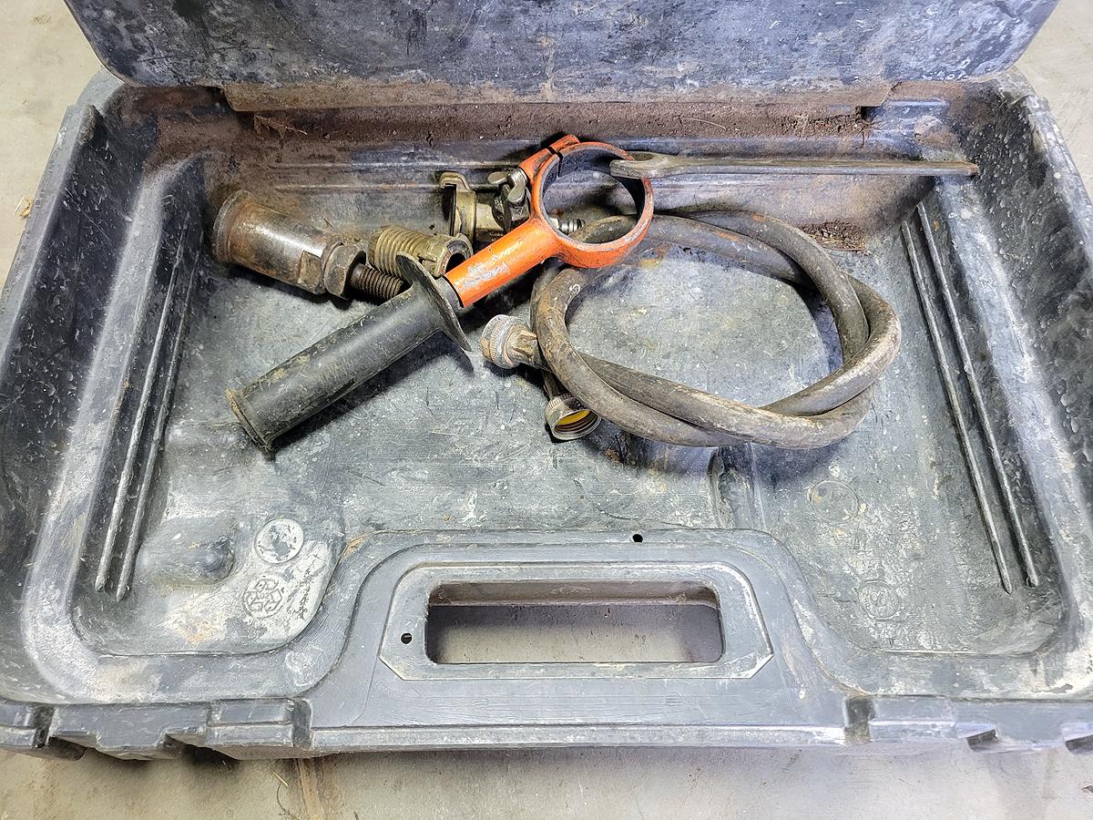 Black n decker model 748 2 speed super power unit core drill w/ stand