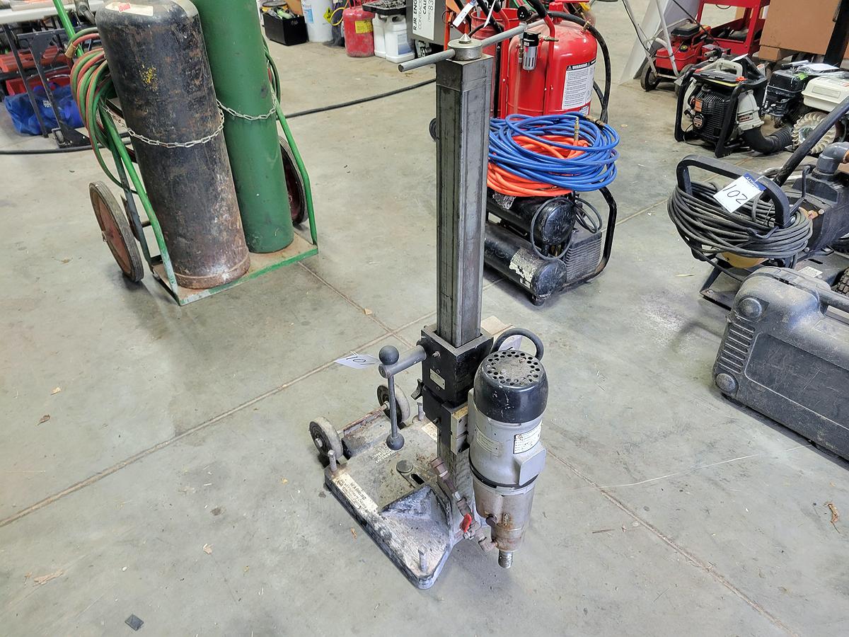 Black n decker model 748 2 speed super power unit core drill w/ stand