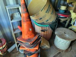 A Group of Remaining Contents in Sea Container