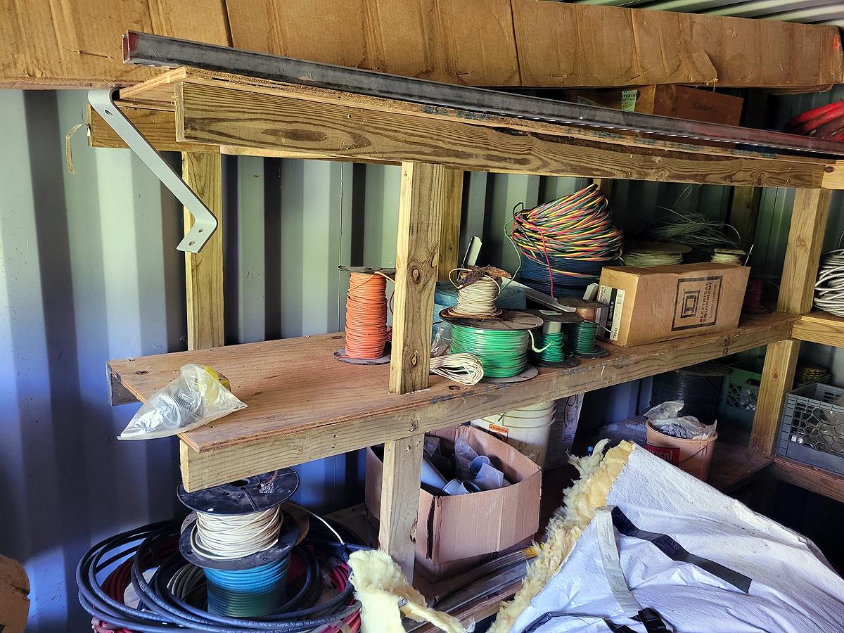 A Group of Remaining Contents in Sea Container