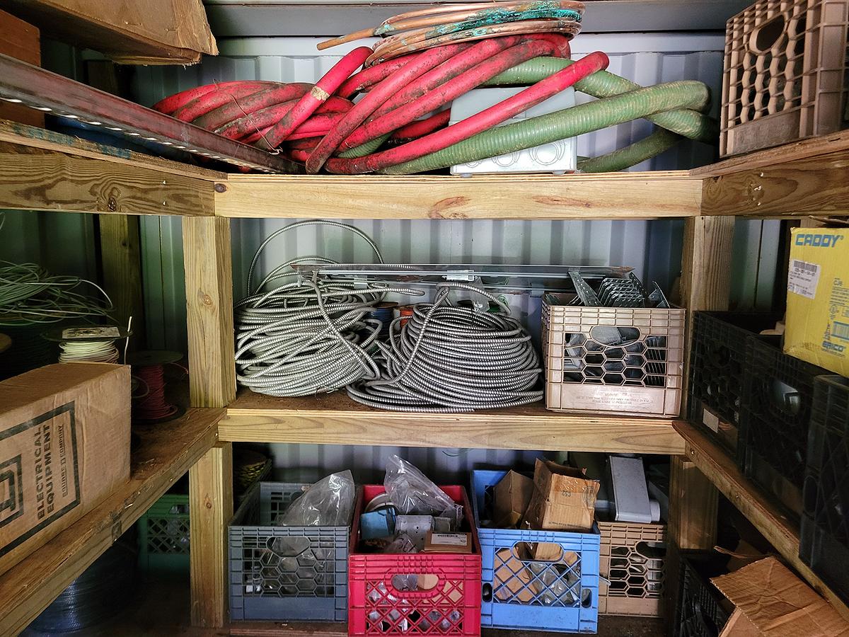 A Group of Remaining Contents in Sea Container