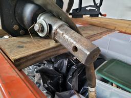 Bobcat Hydraulic Auger attatchment w/ 2" drive hex head and (2) Auger Drill bits