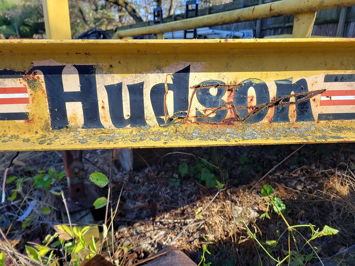 1997 Hudson HSE16 16' 4-ton Dovetail Dual Axle Flatbed Utility Trailer